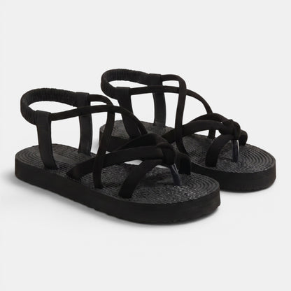 Women's Strappy Wedge Sandals with Platform Sole