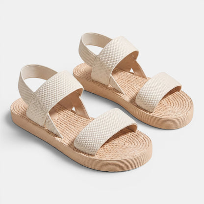 Women's Strappy Wedge Sandals with Platform Sole