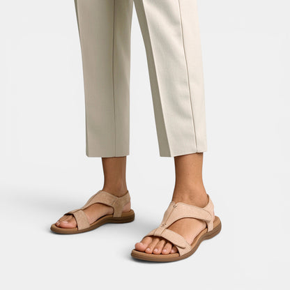 Women's Adjustable Strap Sandals with Open Toe Design