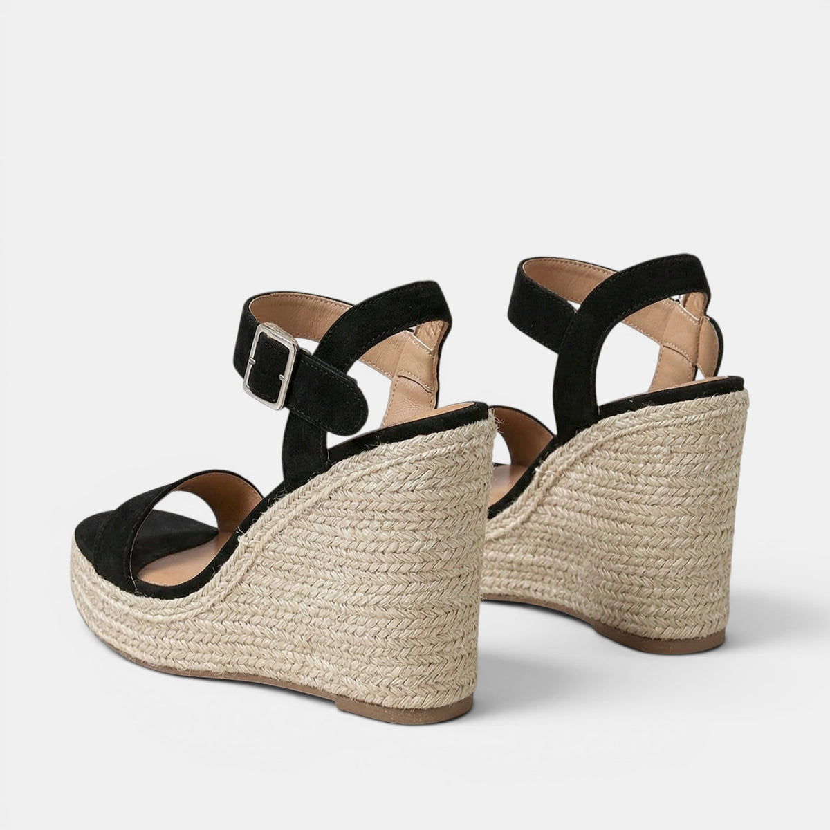 Women's Ankle Strap Wedge Sandals with Open Toe Design