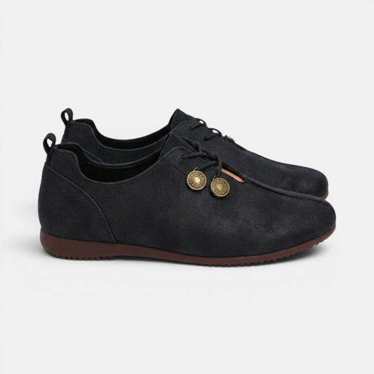 Women's Casual Comfort Loafers with Lace-Up Design
