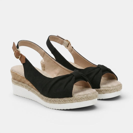 Women's Casual Wedge Sandals with Adjustable Strap