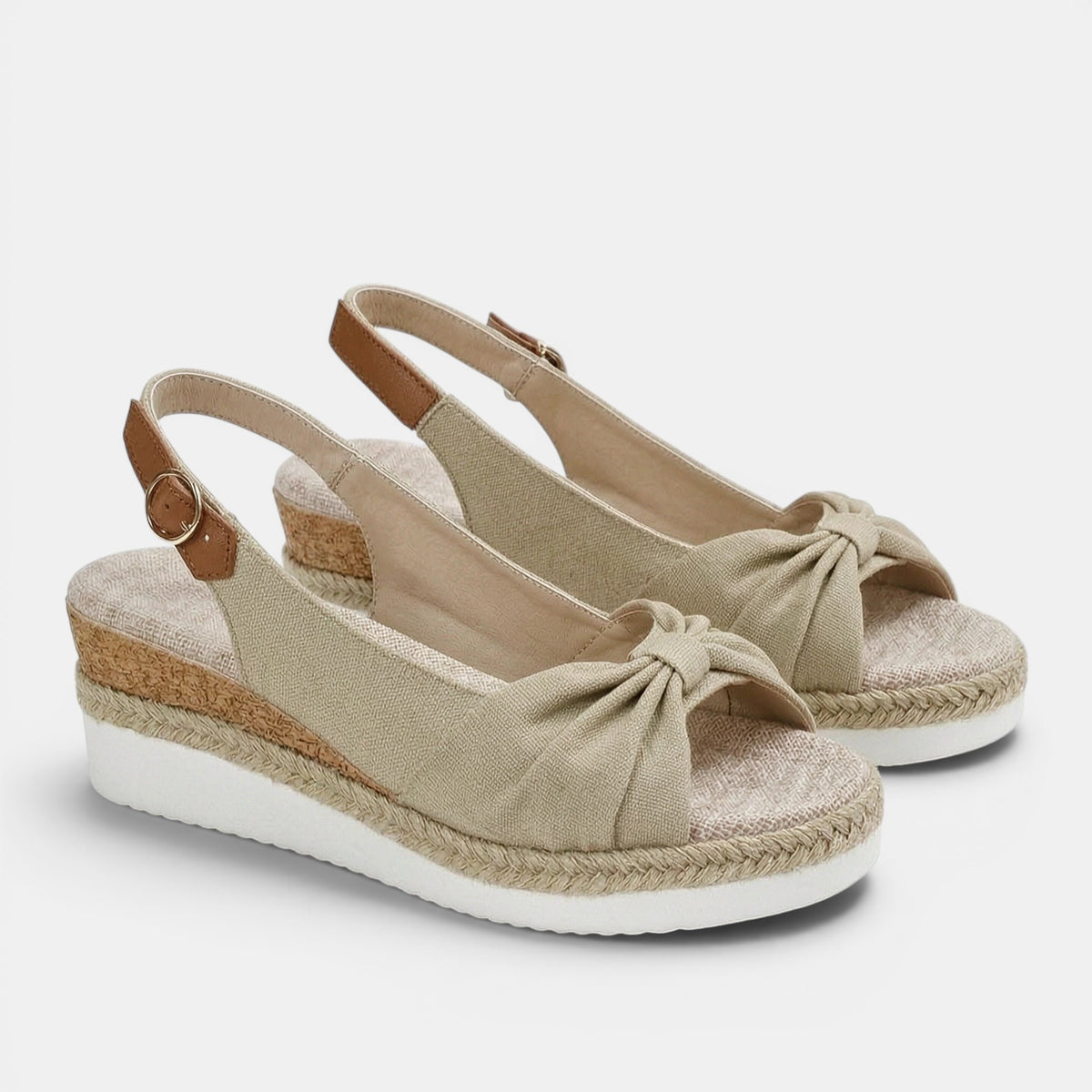 Women's Casual Wedge Sandals with Adjustable Strap
