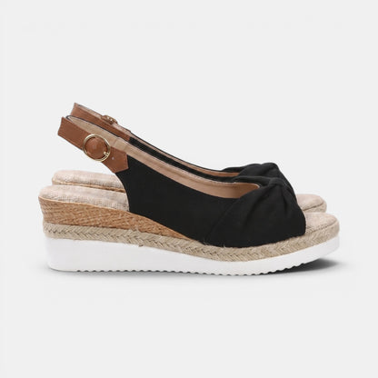Women's Casual Wedge Sandals with Adjustable Strap