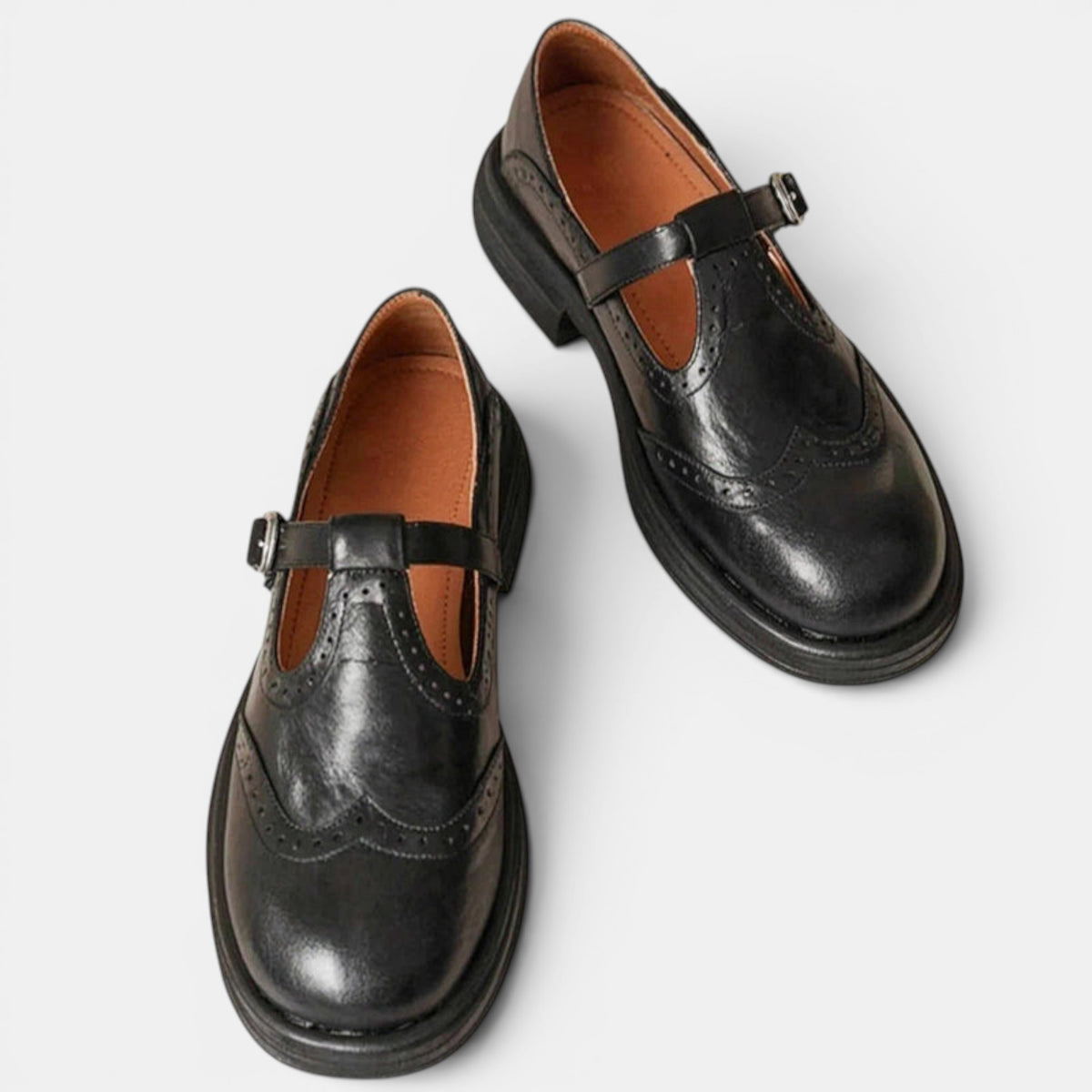 Women's Classic Mary Jane Shoes with Block Heel