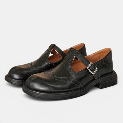 Women's Classic Mary Jane Shoes with Block Heel