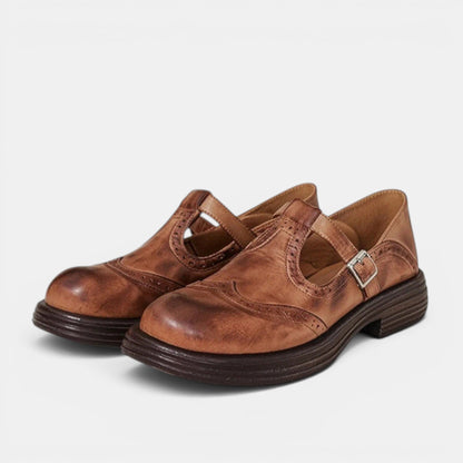 Women's Classic Mary Jane Shoes with Block Heel