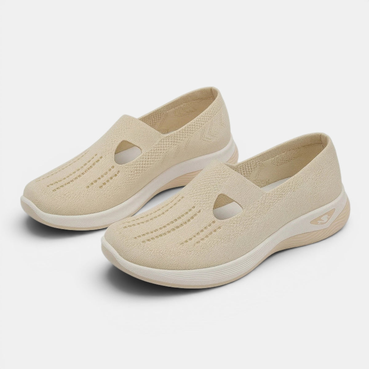 Women's Comfort Slip-On Shoes with Wedge Sole