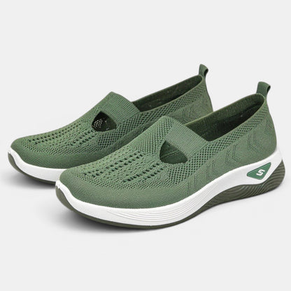 Women's Comfort Slip-On Shoes with Wedge Sole