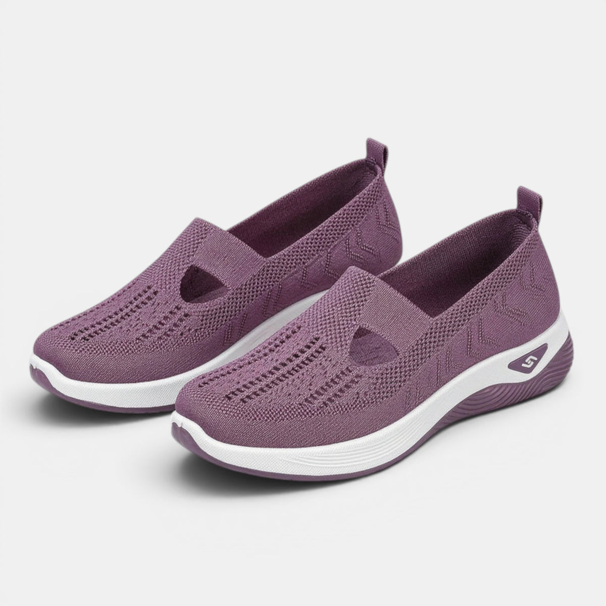 Women's Comfort Slip-On Shoes with Wedge Sole