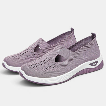 Women's Comfort Slip-On Shoes with Wedge Sole