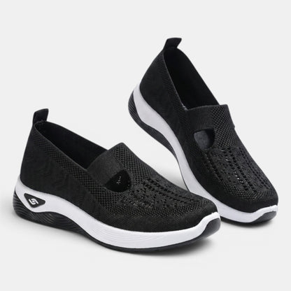 Women's Comfort Slip-On Shoes with Wedge Sole
