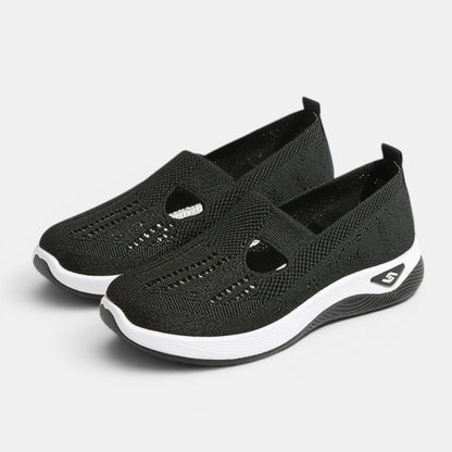 Women's Comfort Slip-On Shoes with Wedge Sole