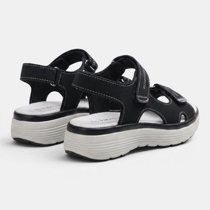 Women's Double Strap Walking Sandals with Open Toe