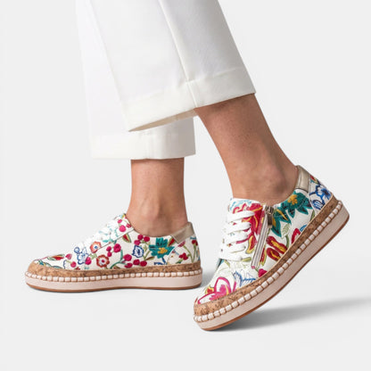 Women's Floral Casual Platform Shoes