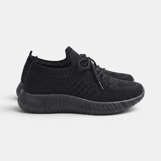 Women's Lightweight Lace-Up Walking Sneakers