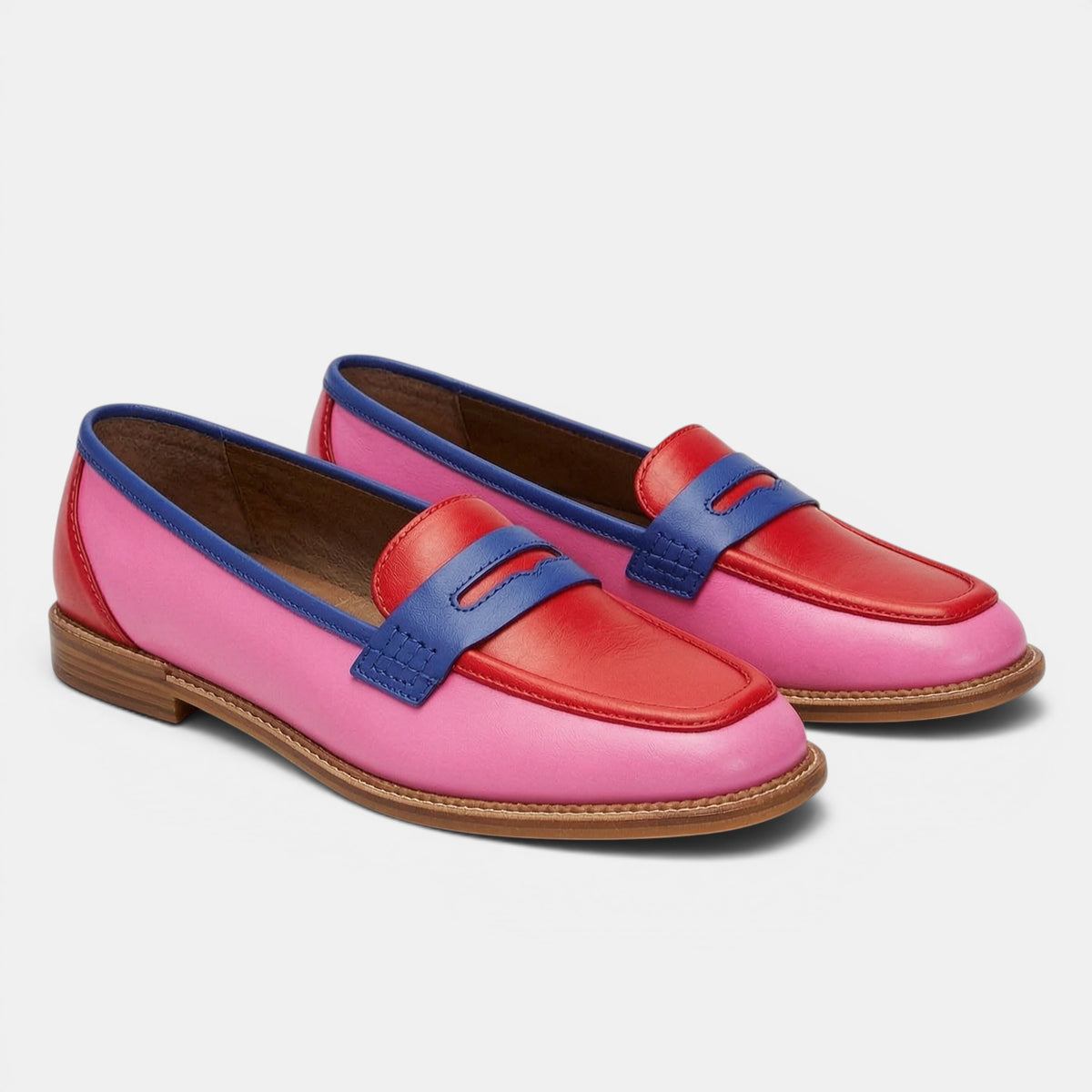 Women's Slip-On Penny Loafers with Classic Design
