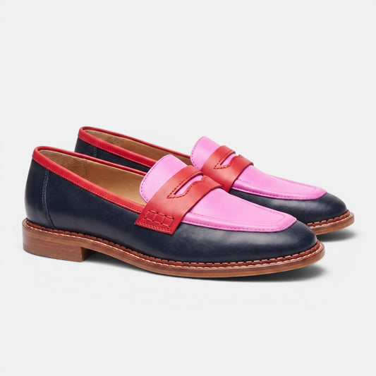 Women's Slip-On Penny Loafers with Classic Design