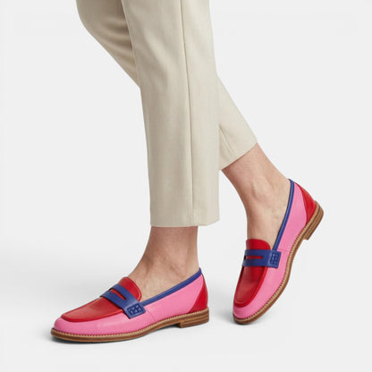 Women's Slip-On Penny Loafers with Classic Design
