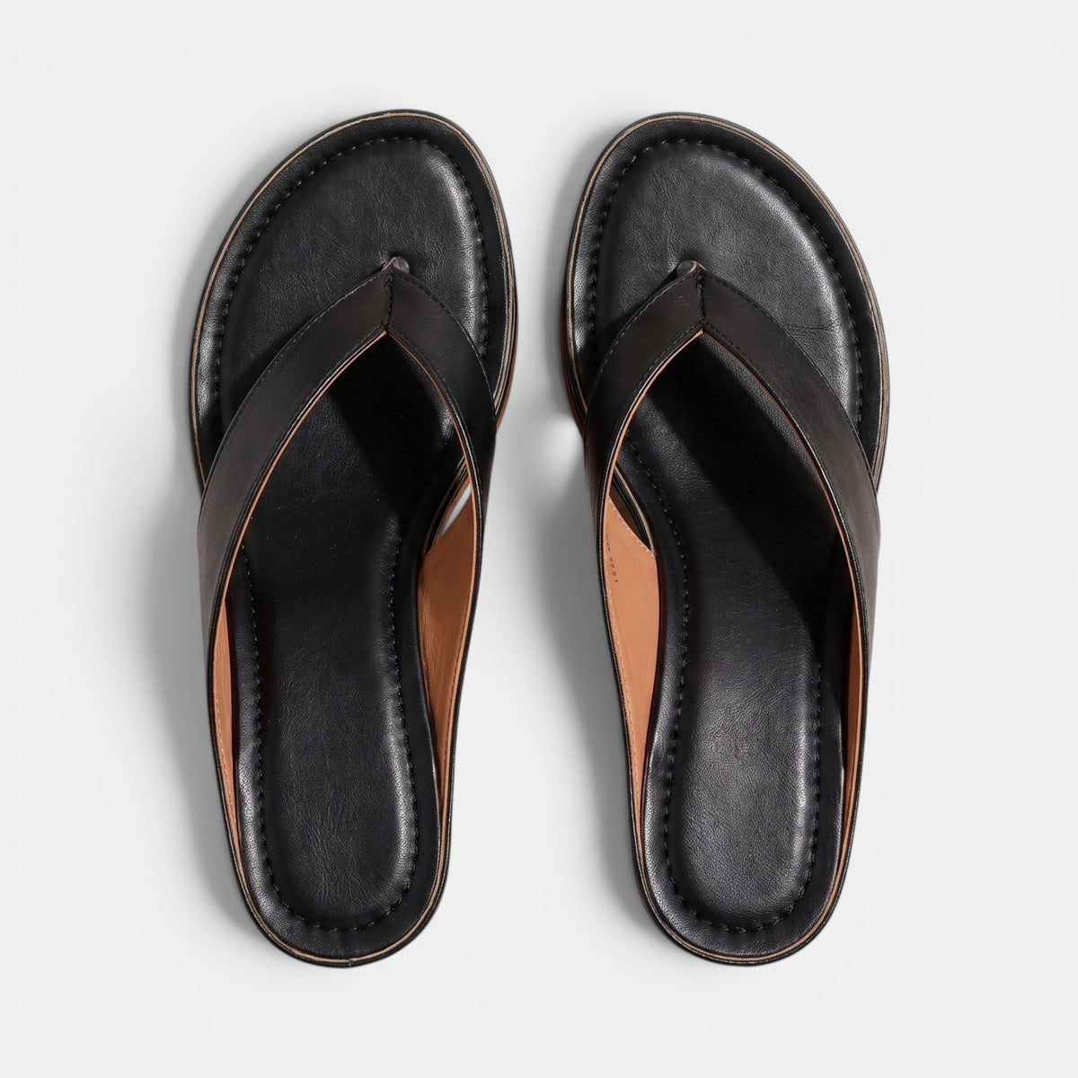 Women's Slip-On Thong Sandals with Low Block Heel